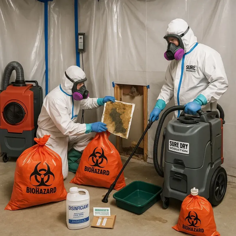 Contaminated Water Handling Protocols process in New Roads, LA